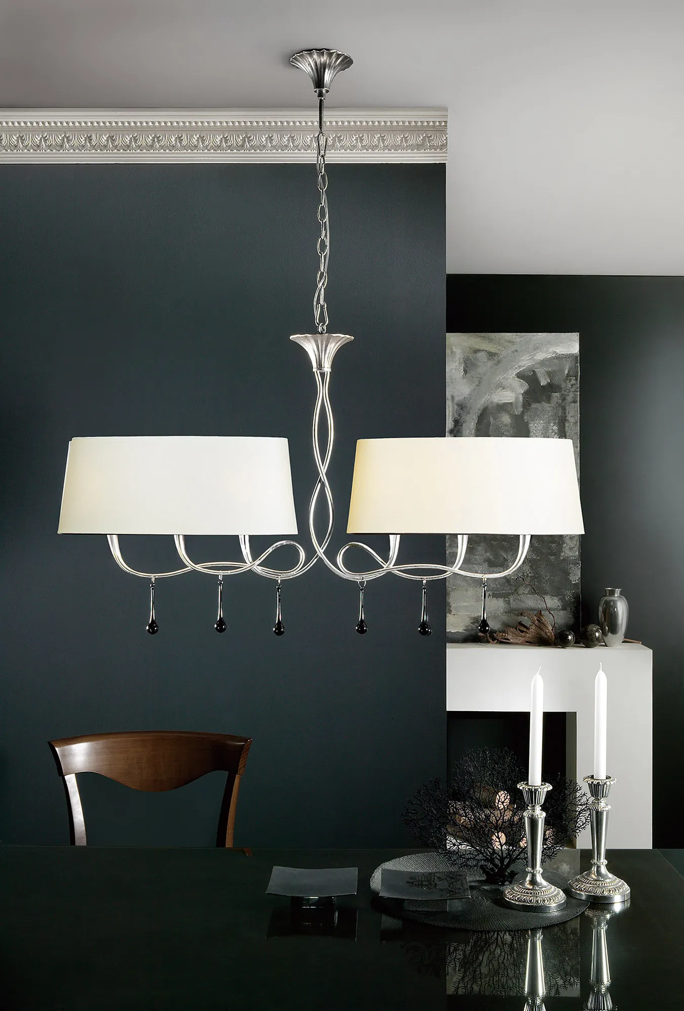 Paola Silver-Cream Ceiling Lights Mantra Linear Fittings Paola Silver-Cream Ceiling Lights Mantra Linear Fittings